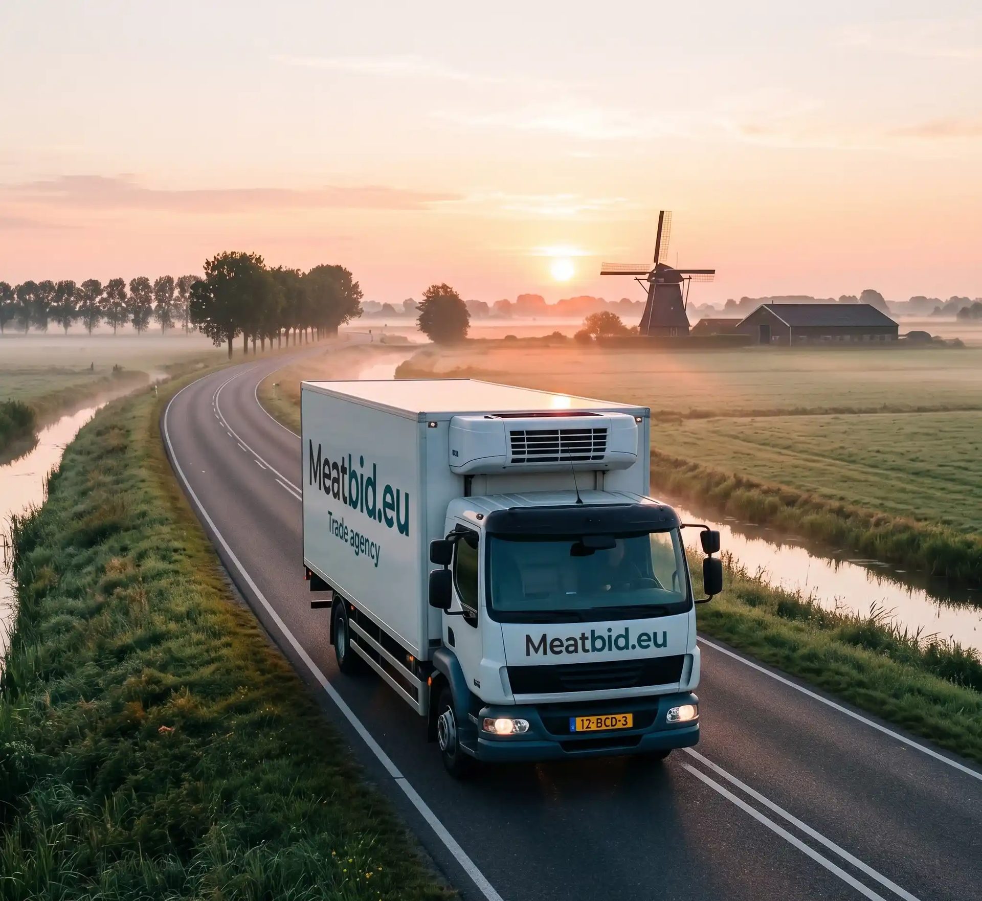 Meatbid refrigerated truck